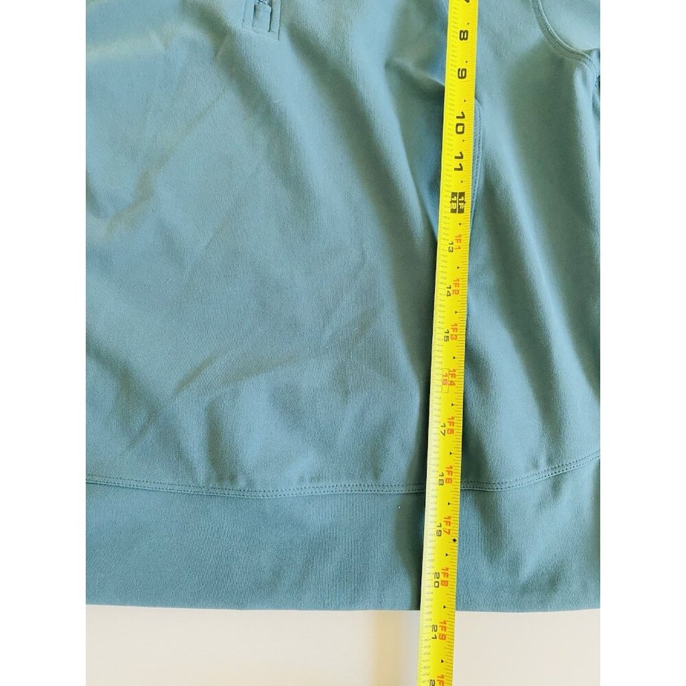 Danskin Womens Small 1/4 Zip Cropped Pullover Athleisure Sweatshirt Sage Green - Picture 7 of 7